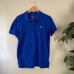 American eagle royal blue polo
